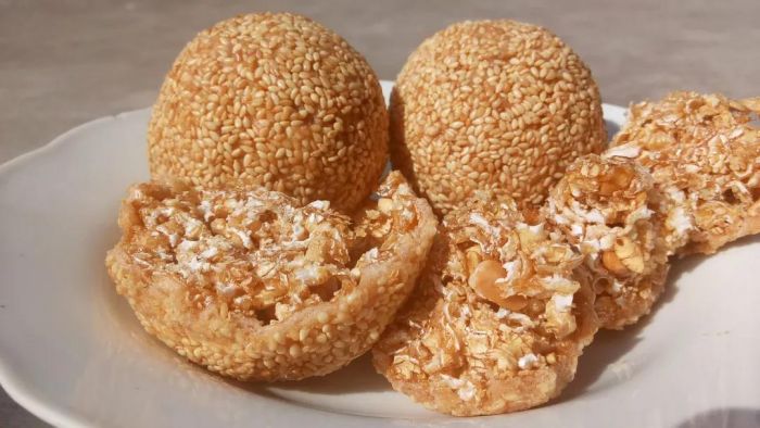 龙江煎堆九江煎堆和爆谷煎堆原来是这样区分的