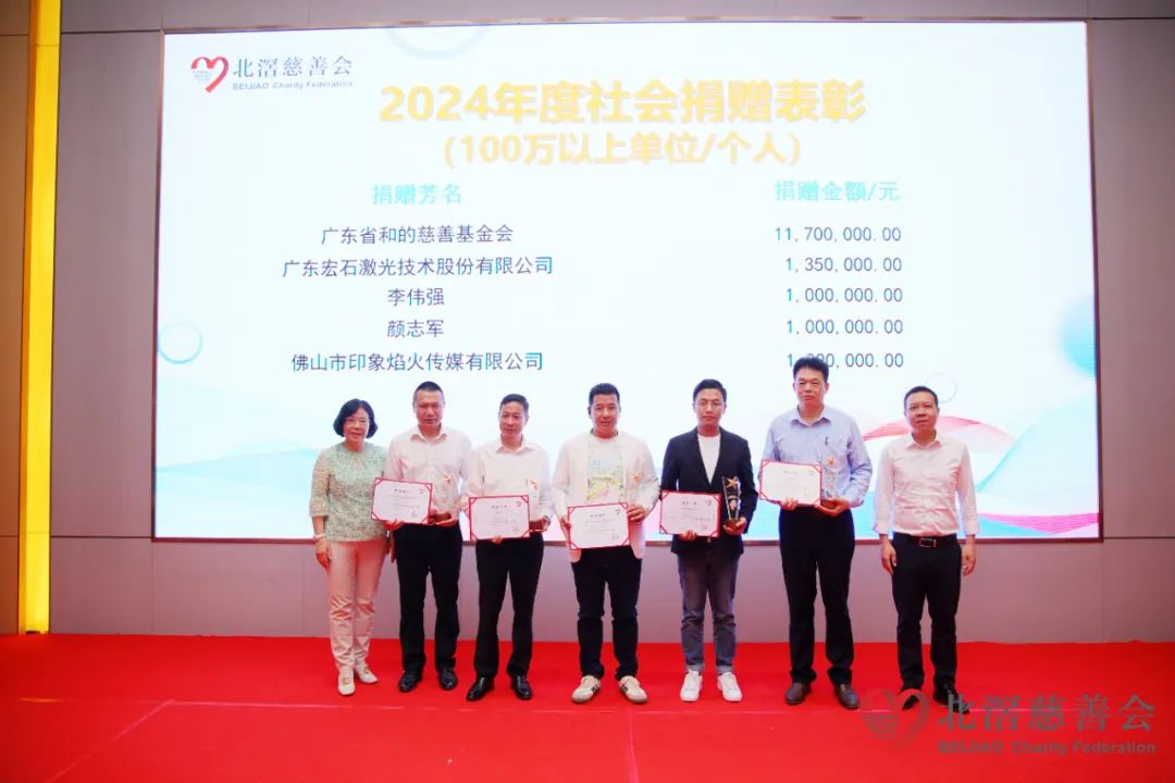 为年度捐赠100万及以上的爱心单位颁发荣誉证书.jpg