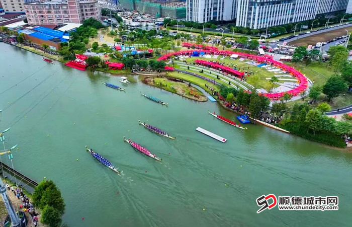 2024年乐从镇村居龙舟赛盛况(资料图)。.jpg